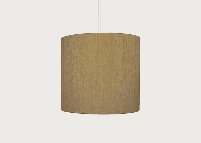 Dupion Silk Lampshade Almond
