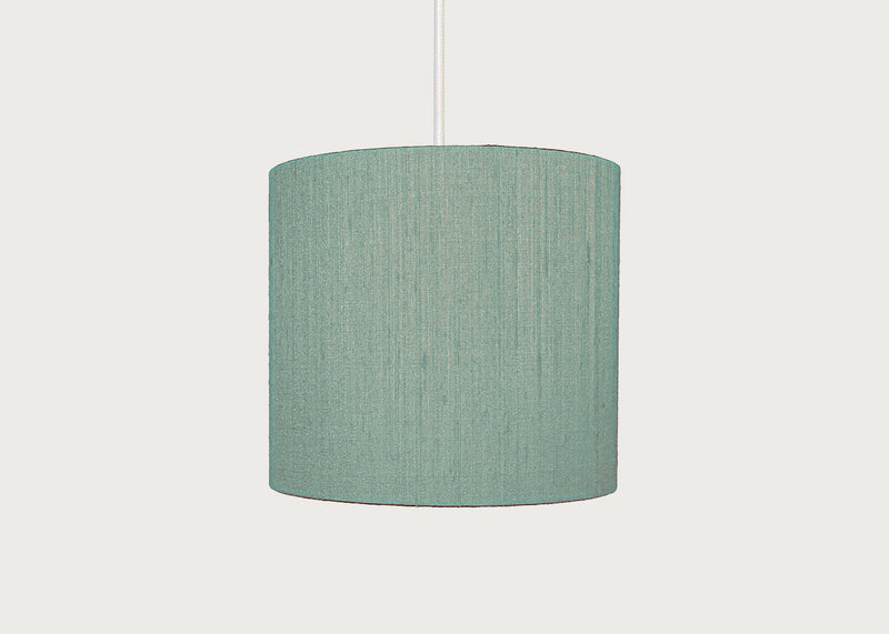 Dupion Silk Lampshade Lagoon