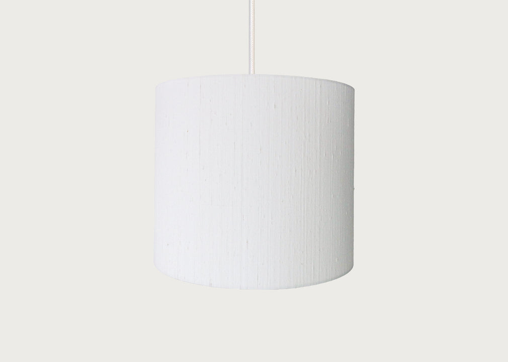 Dupion Silk Lampshade Porcelain