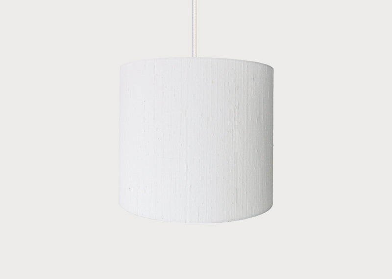 Dupion Silk Lampshade Porcelain