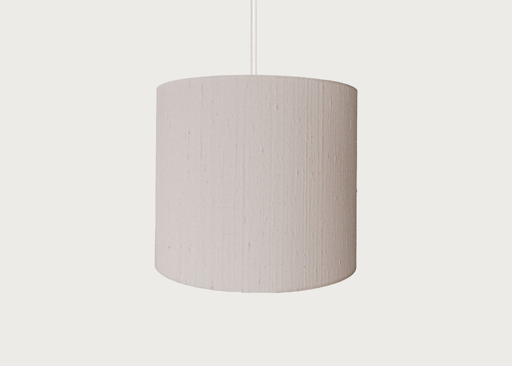Dupion Silk Lampshade Smoke