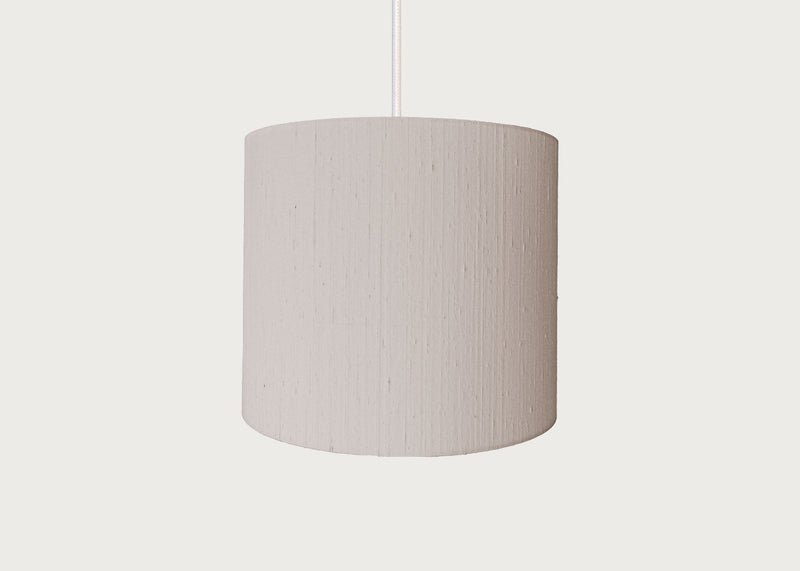 Dupion Silk Lampshade Smoke