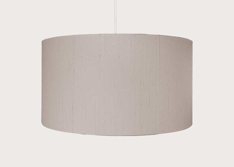 Dupion Silk Lampshade Smoke