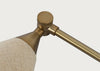 Dryden Swing Arm Wall Light Walnut & Natural