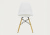 Eames Plastic Side Chair RE DSW Upholstered Seat