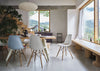 Eames Plastic Side Chair RE DSW Upholstered Seat