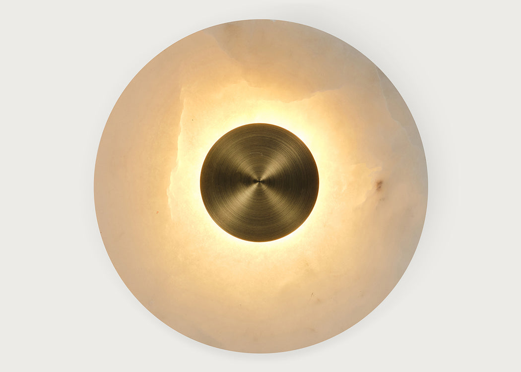 Ebro LED Semi Flush Ceiling Light IP44