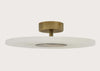 Ebro LED Semi Flush Ceiling Light IP44