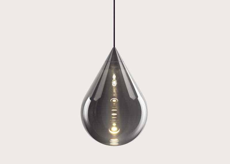 Flare LED Bead Pendant Silver