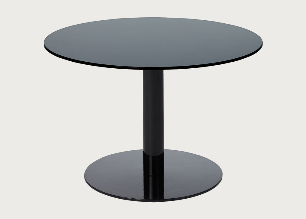 Flash Circular Side Table Black