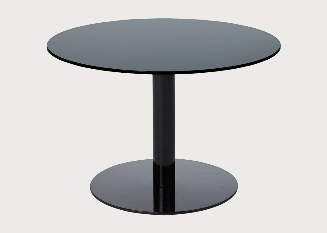 Flash Circular Side Table Black