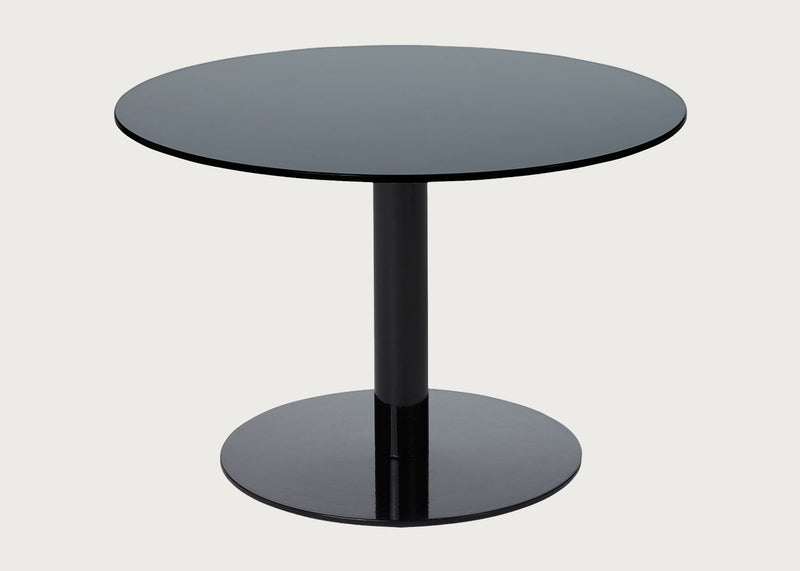 Flash Circular Side Table Black