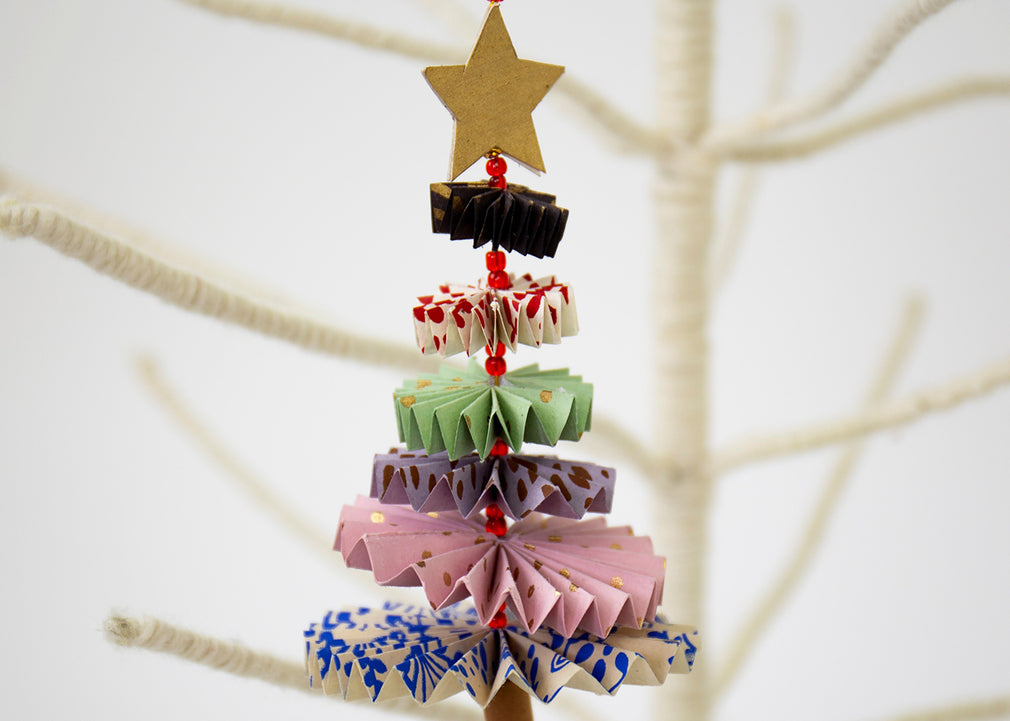 Fold Fir Ornament Multi