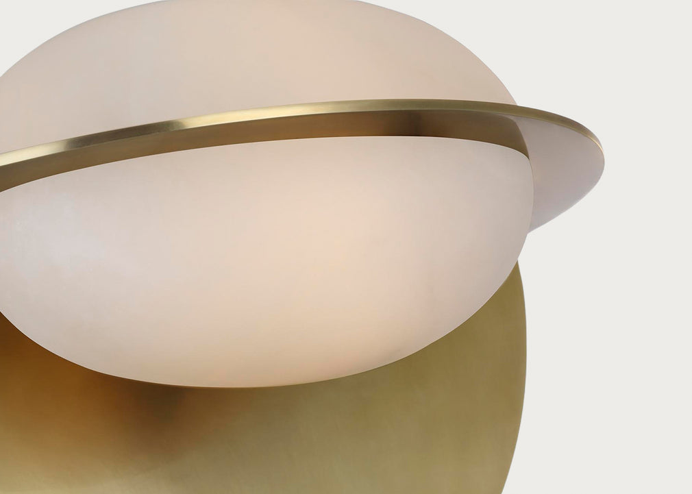 Fosse LED 9" Invertable Oval Wall Light