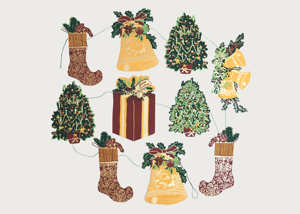 Christmas Sewn Garland