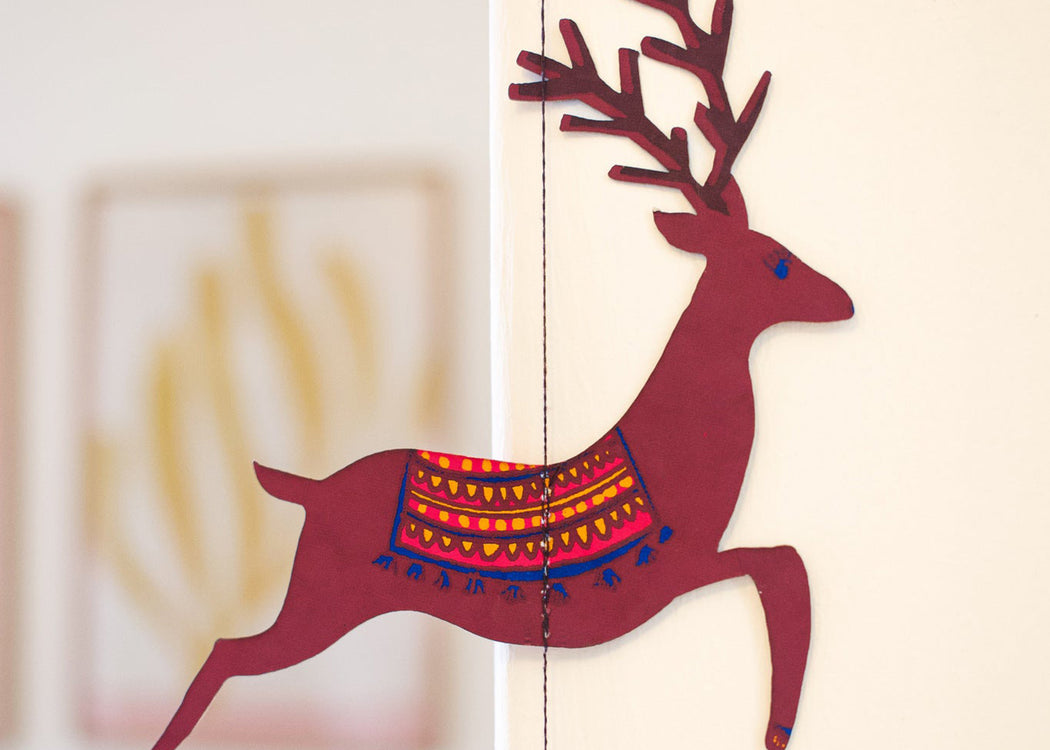 Reindeers Sewn Garland