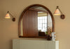 Dryden Swing Arm Wall Light Walnut & Natural