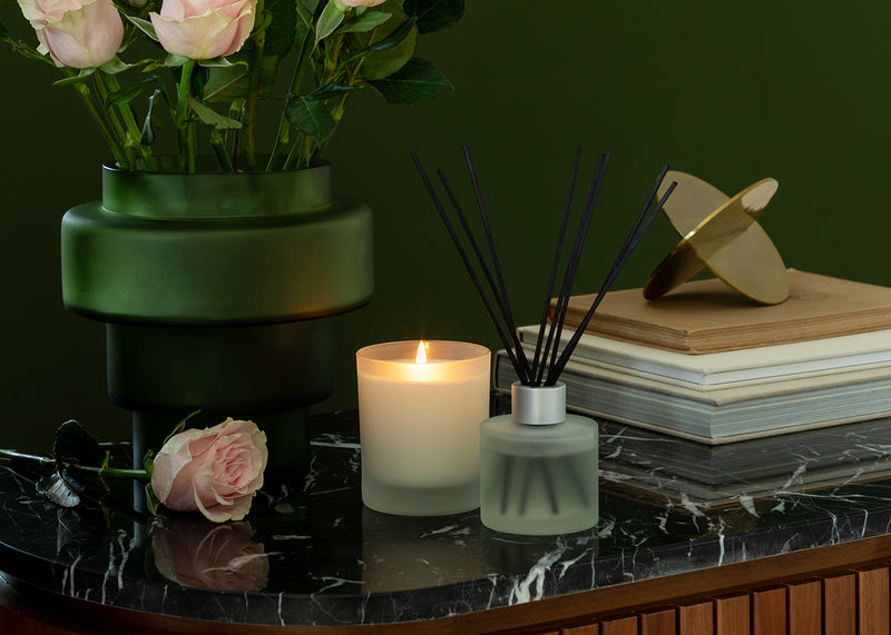 Woodnotes Black Rose & Walnut Natural Reed Diffuser