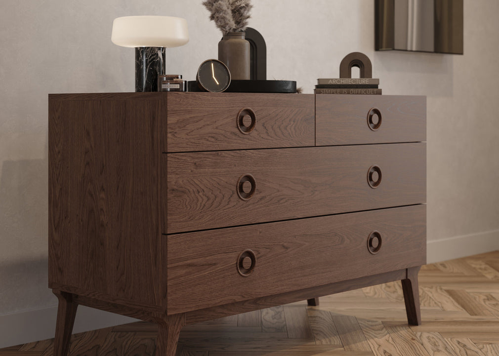Valentine Chest of Drawers Walnut
