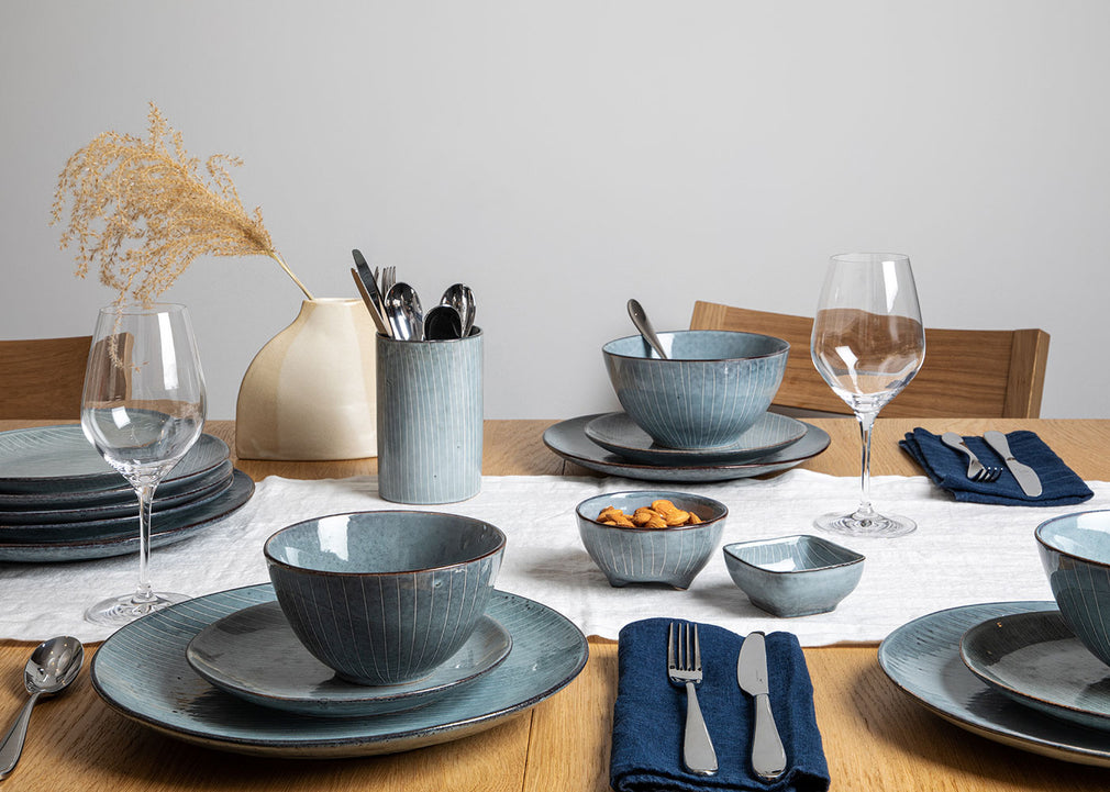 Nordic Sea Round Snack Bowl
