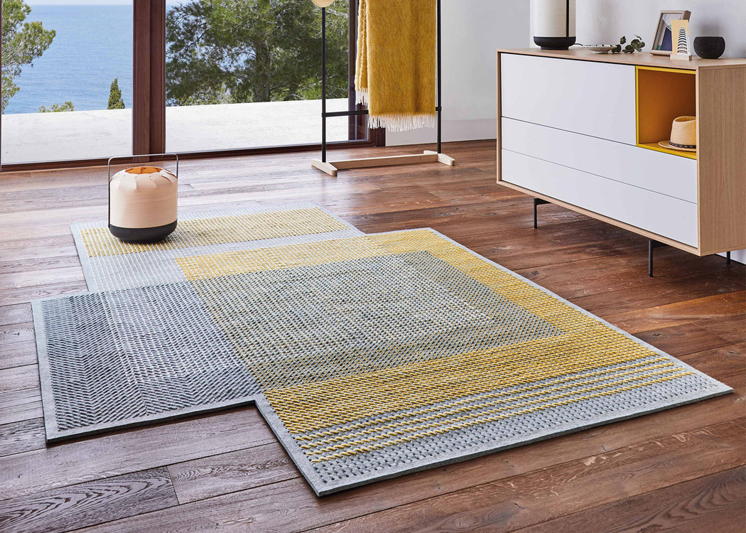 Canevas Geo Rug Grey