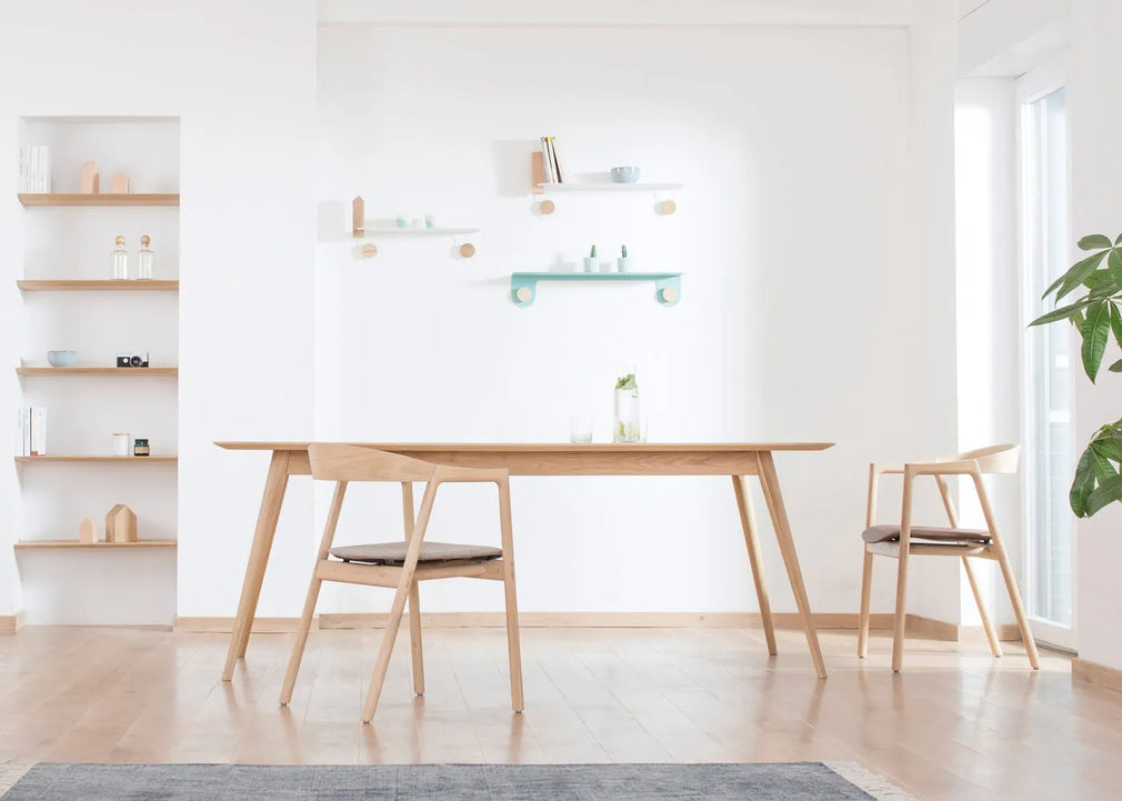 Stafa Dining Table 200cm / White Oiled Oak