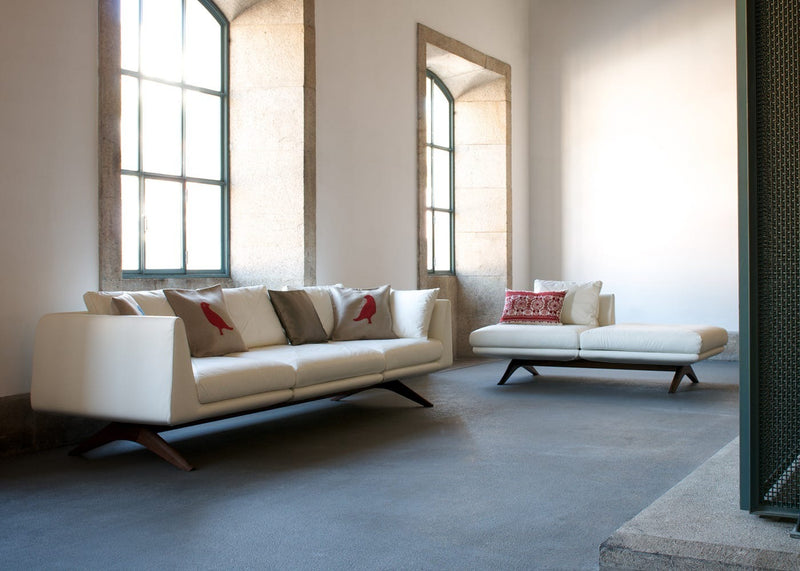 Hepburn Fixed 3 Seater Sofa Kvadrat Canvas 124