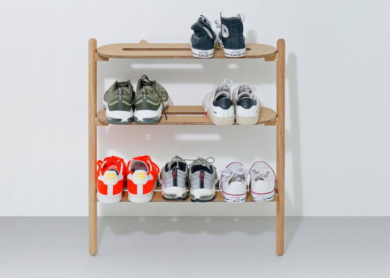 Heel Bar Shoe Tidy - Oak