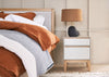 Lars Bedside Table Cashmere