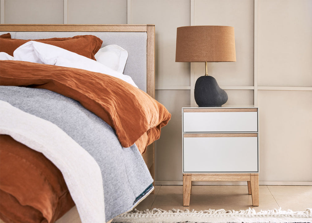 Lars Bedside Table Cashmere