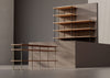 BM0253 Shelving System Configuration 4 Oiled Walnut