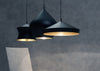 Beat LED Waist Pendant Light Black