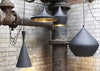 Beat LED Flat Pendant Light Black