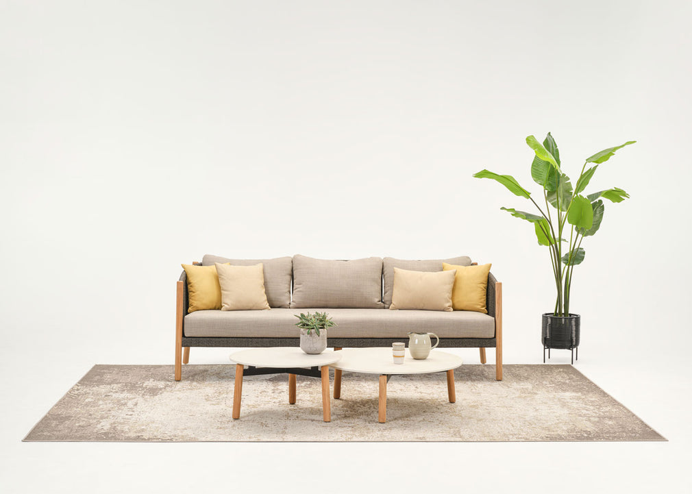 Lento Lounge Sofa 3 seater Almond