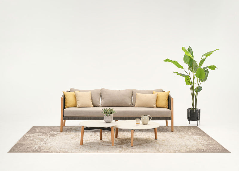 Lento Lounge Sofa 3 seater Almond