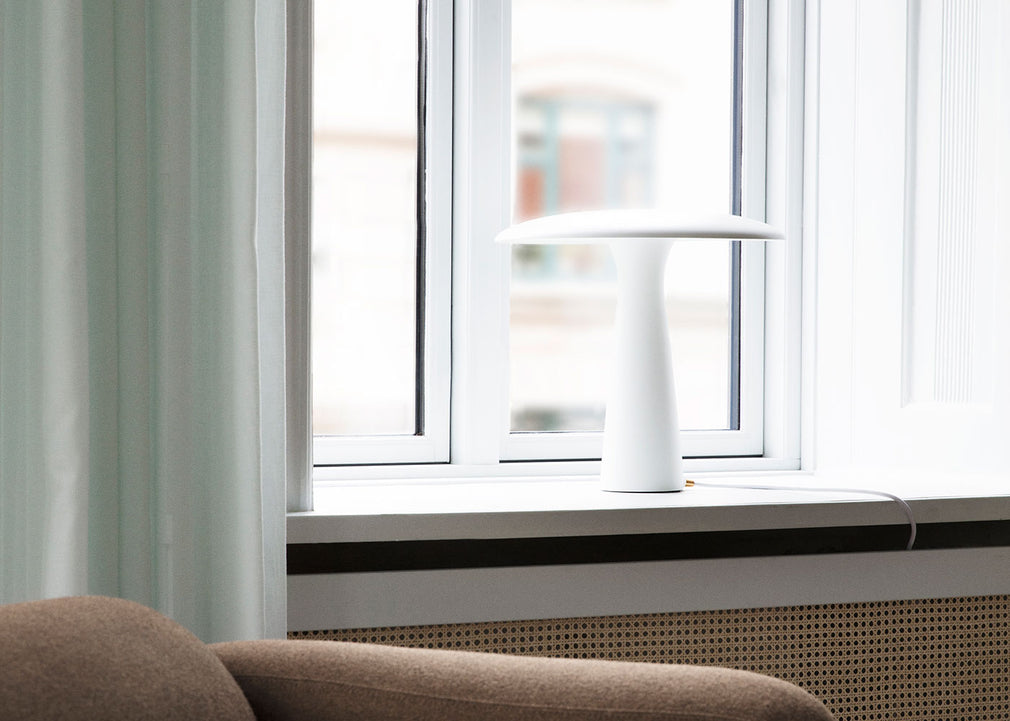 Shelter Table Lamp White