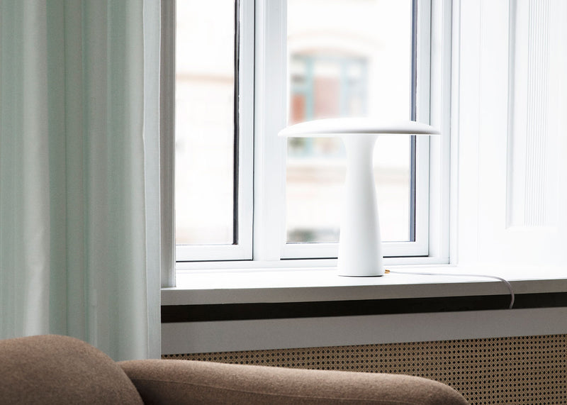 Shelter Table Lamp White