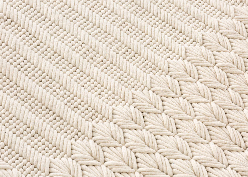Chaddar Rug White 175 x 235cm
