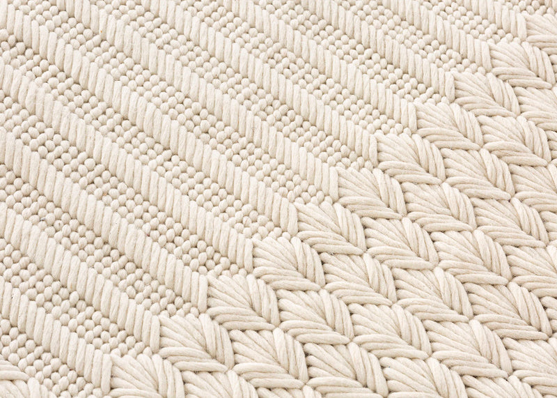 Chaddar Rug White 175 x 235cm