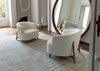 Copine Wood Lounge Chair Walnut Base Bouclage 01