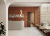 Alumina Triple White Pendant Light Canopy