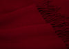 Pure Alpaca Throw Burgundy