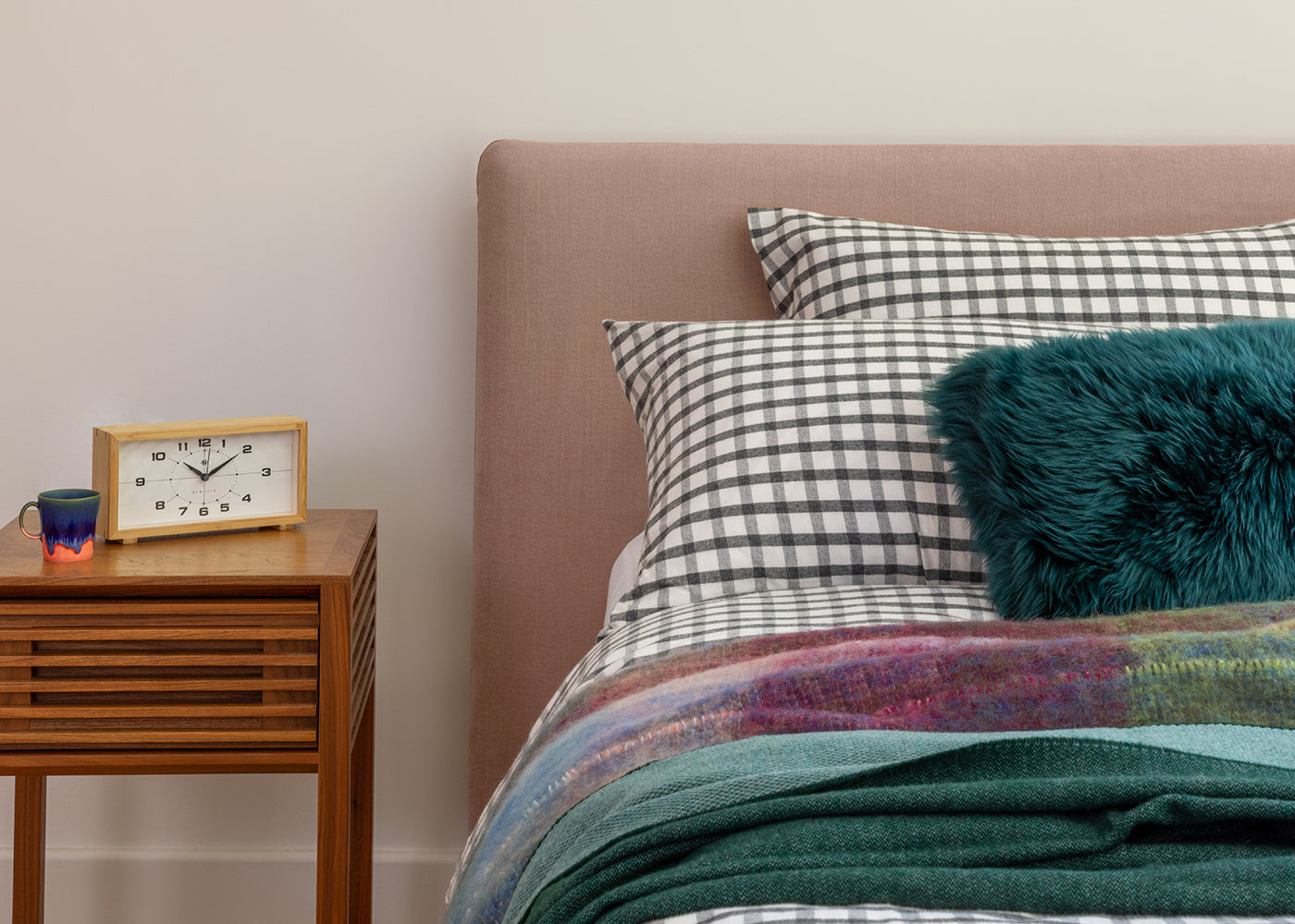 Two Tone Merino Throw Forest