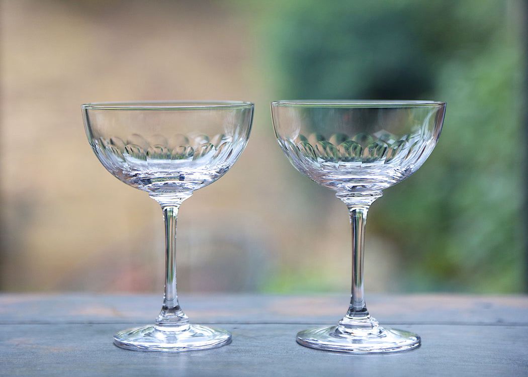 Champagne Saucers Lens Set of 2