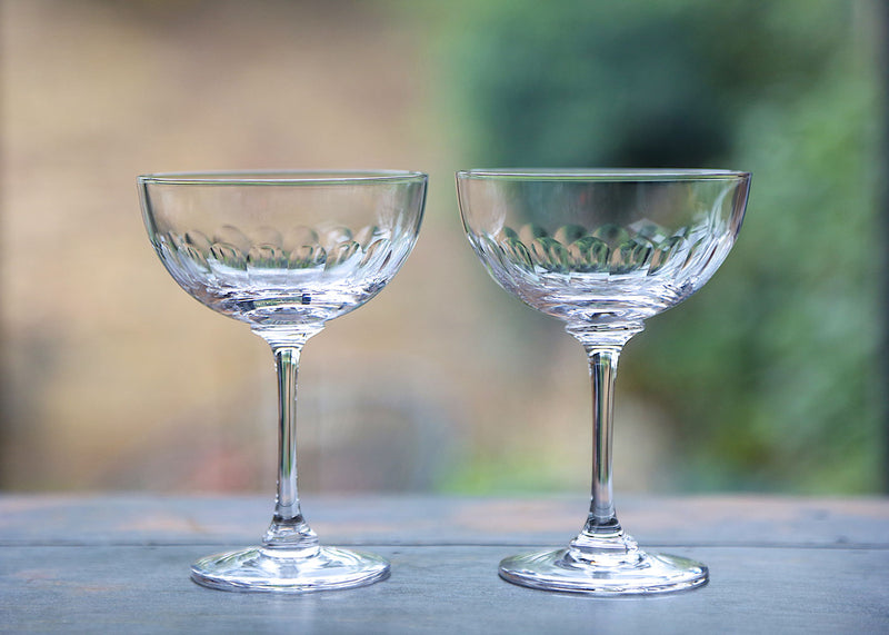 Champagne Saucers Lens Set of 2