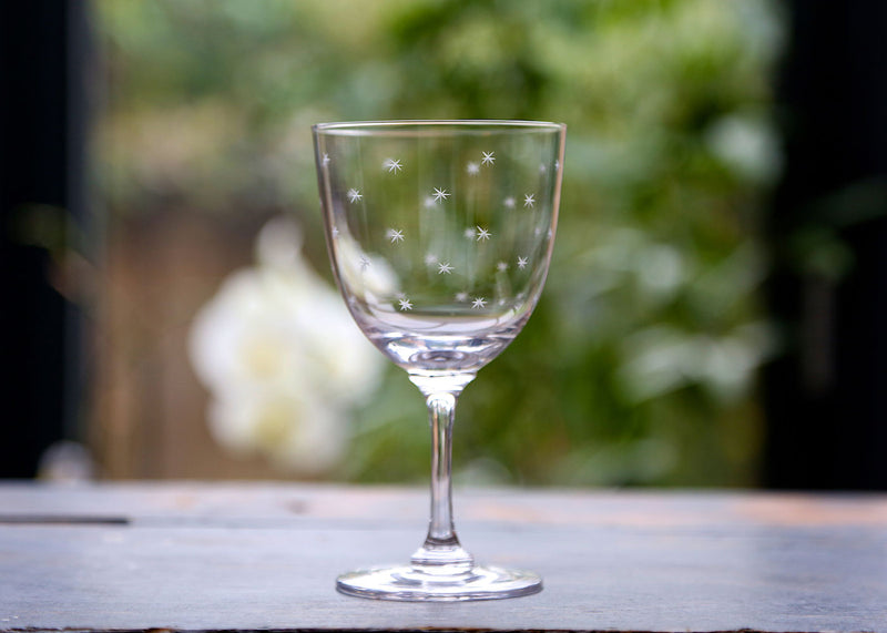 Wine Glasses Stars Set of 2
