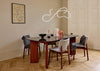 Riga Dining Table in Grey Ceramic