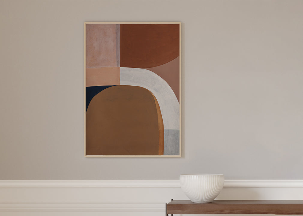 Painted Shapes 01 Print by Berit Mogensen Lopez 50 x 70cm