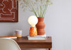 Terracotta Geo Vase