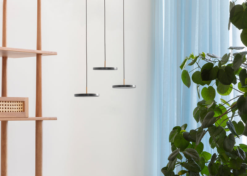 Asteria LED Micro Cluster 3 Pendant Light Black